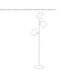 Adjustable metal floor lamp Uvalde