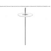 Wireless brass LED floor lamp Karasar