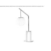 Lampa ceramiczno-metalowa Surgu