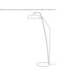 Metal LED floor lamp Vred