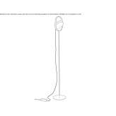 Adjustable metal LED floor lamp Daneasa