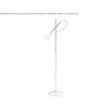 Regulowana porcelanowa lampa podłogowa Broby