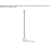 Steel LED floor lamp Regidor