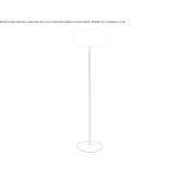 Lampa podłogowa z kamienną podstawą i kloszem z opalowego szkła Ladis