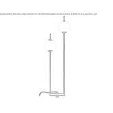 Metal LED floor lamp Durnten