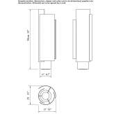 Metalowa lampa podłogowa LED Asiago