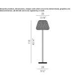 Rattanowa lampa podłogowa Kursk