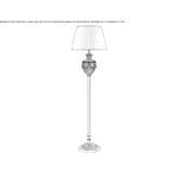 Brass and crystal floor lamp Arapahoe