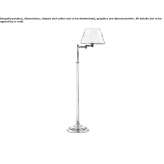 Adjustable fabric floor lamp Pinseque