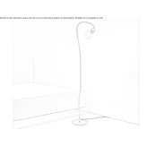 Copper floor lamp with a swing arm Szedres