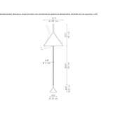 Regulowana metalowa lampa podłogowa Noha