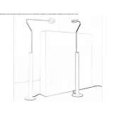 Regulowana lampa podłogowa LED Labatut