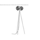 Iron floor lamp Matran