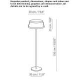 Fabric floor lamp Shpola