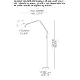 Adjustable floor lamp Margalef