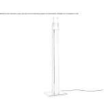 Stainless steel floor lamp Cheles