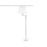 LED floor lamp in brass and fabric Portel