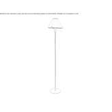 Brass LED floor lamp Corbie