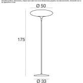 LED floor lamp made of polyethylene Kirs