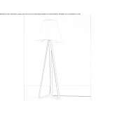 Lampa podłogowa z metakrylanu Rigica