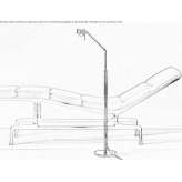 Regulowana lampa podłogowa LED Fuveau