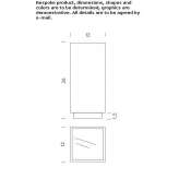 Aluminum table/floor lamp Estero