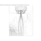 Floor lamp with crystals Valdosta