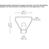 Metal table/floor lamp Hadamar