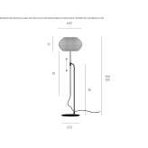 LED floor lamp Duno