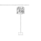 Metal floor lamp Woippy