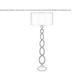 Metalowa lampa podłogowa Vaassen