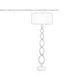 Metal floor lamp Vaassen