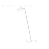 Adjustable metal reading floor lamp Yffiniac