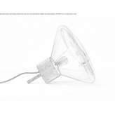 LED floor lamp made of blown glass Allevard