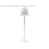 Metal floor lamp Isniq