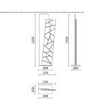 Lampa podłogowa LED wykonana ręcznie z metalu i HPL Aidipsos