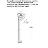 LED floor lamp Sissach