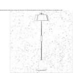Aluminum floor lamp Tarrenz