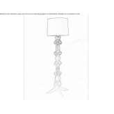 Metalowa lampa podłogowa Sebesel