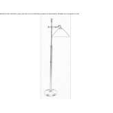 Bronze floor lamp Diriamba