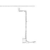 Metal floor lamp with height adjustment and dimmer Villel