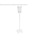 Porcelanowa lampa podłogowa Gorcy