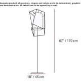 Metal floor lamp Jugur