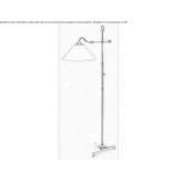 Lampa podłogowa z brązu Hatting
