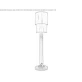 PVC floor lamp Chinu