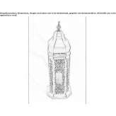 Brass floor lamp Pontal