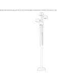 Metal floor lamp Lieblos