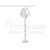 Floor lamp with crystals Almenara