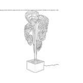 Metal floor lamp Zucaina