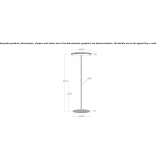 LED floor lamp Yuvacik